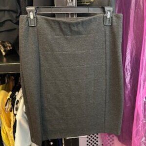 White House Black Market Paneled gray skirt.